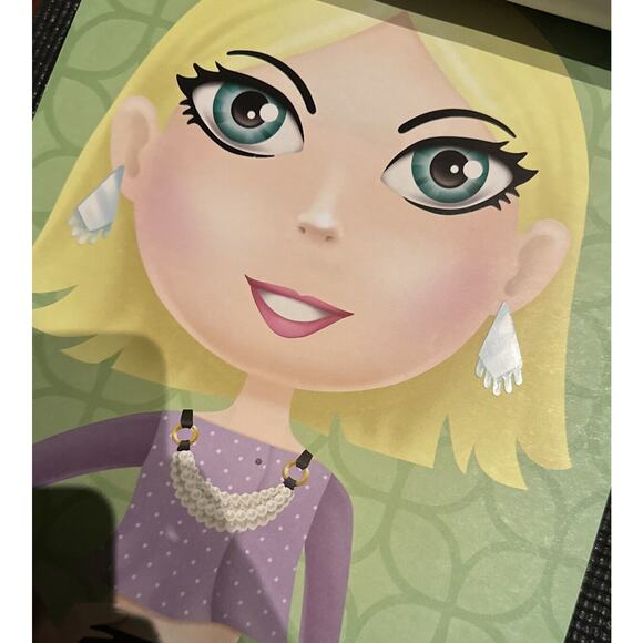 Bendon Fashion Diva Create-A-Face Sticker Pad Art Project at Home Kids READ NOTE - Picture 9 of 9